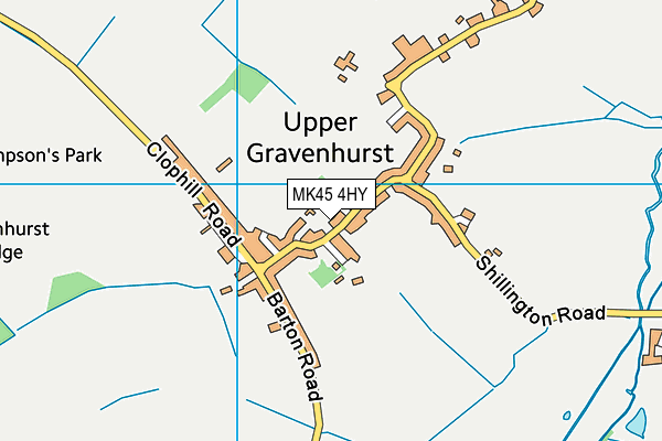 MK45 4HY map - OS VectorMap District (Ordnance Survey) MK45 4HY map - OS VectorMap District (Ordnance Survey)
