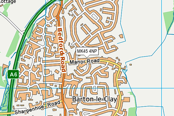 MK45 4NP map - OS VectorMap District (Ordnance Survey) MK45 4NP map - OS VectorMap District (Ordnance Survey)