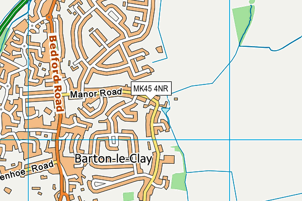 MK45 4NR map - OS VectorMap District (Ordnance Survey) MK45 4NR map - OS VectorMap District (Ordnance Survey)