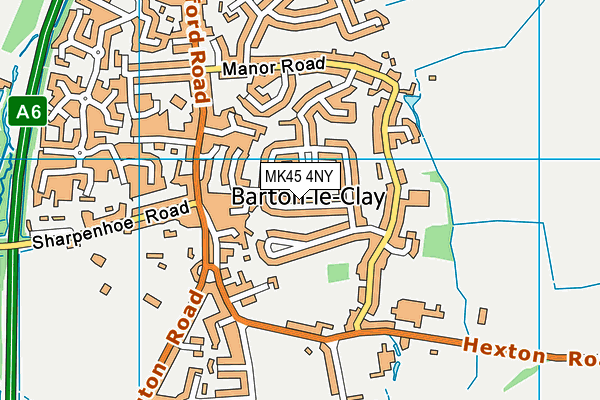 MK45 4NY map - OS VectorMap District (Ordnance Survey) MK45 4NY map - OS VectorMap District (Ordnance Survey)