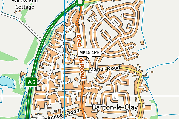 MK45 4PR map - OS VectorMap District (Ordnance Survey) MK45 4PR map - OS VectorMap District (Ordnance Survey)
