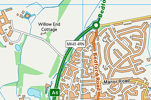 MK45 4RN map - OS VectorMap District (Ordnance Survey) MK45 4RN map - OS VectorMap District (Ordnance Survey)
