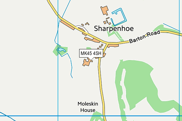 MK45 4SH map - OS VectorMap District (Ordnance Survey) MK45 4SH map - OS VectorMap District (Ordnance Survey)
