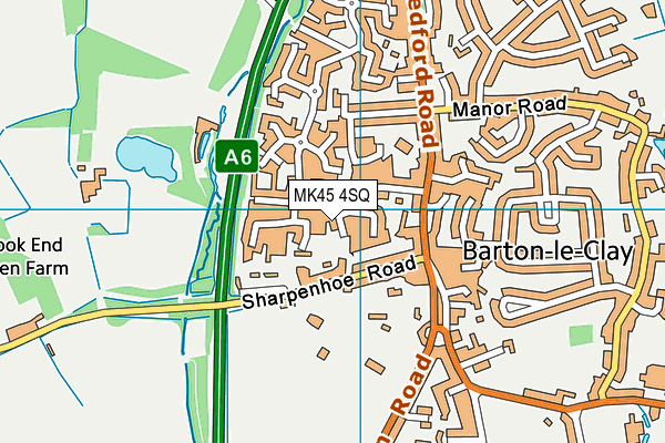 MK45 4SQ map - OS VectorMap District (Ordnance Survey) MK45 4SQ map - OS VectorMap District (Ordnance Survey)