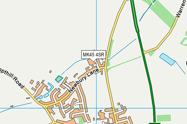 MK45 4SR map - OS VectorMap District (Ordnance Survey) MK45 4SR map - OS VectorMap District (Ordnance Survey)