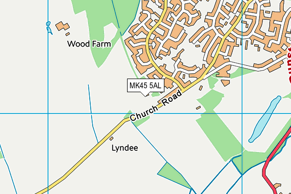 MK45 5AL map - OS VectorMap District (Ordnance Survey) MK45 5AL map - OS VectorMap District (Ordnance Survey)