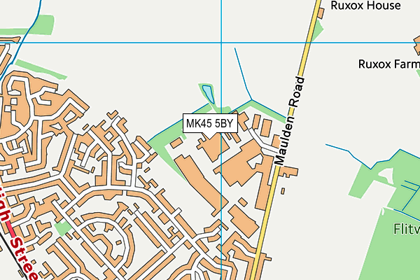 MK45 5BY map - OS VectorMap District (Ordnance Survey) MK45 5BY map - OS VectorMap District (Ordnance Survey)