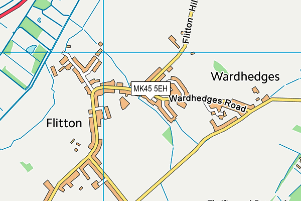 MK45 5EH map - OS VectorMap District (Ordnance Survey) MK45 5EH map - OS VectorMap District (Ordnance Survey)