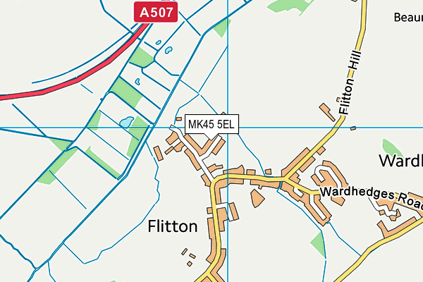 MK45 5EL map - OS VectorMap District (Ordnance Survey) MK45 5EL map - OS VectorMap District (Ordnance Survey)