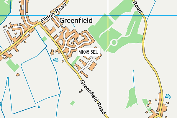 MK45 5EU map - OS VectorMap District (Ordnance Survey) MK45 5EU map - OS VectorMap District (Ordnance Survey)