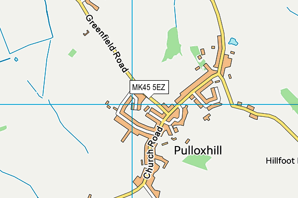 MK45 5EZ map - OS VectorMap District (Ordnance Survey)