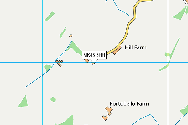 MK45 5HH map - OS VectorMap District (Ordnance Survey) MK45 5HH map - OS VectorMap District (Ordnance Survey)