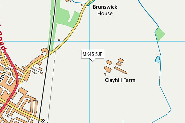 MK45 5JF map - OS VectorMap District (Ordnance Survey) MK45 5JF map - OS VectorMap District (Ordnance Survey)