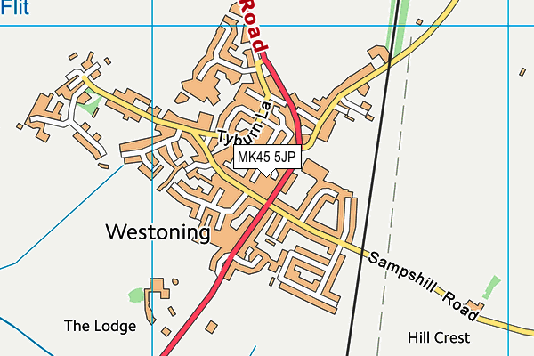 MK45 5JP map - OS VectorMap District (Ordnance Survey) MK45 5JP map - OS VectorMap District (Ordnance Survey)