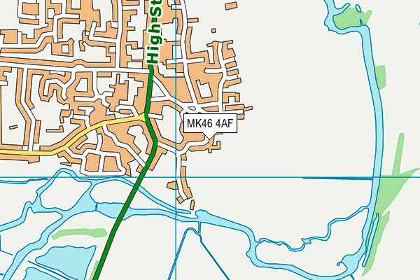 MK46 4AF map - OS VectorMap District (Ordnance Survey) MK46 4AF map - OS VectorMap District (Ordnance Survey)
