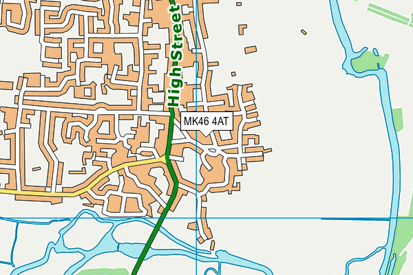 MK46 4AT map - OS VectorMap District (Ordnance Survey) MK46 4AT map - OS VectorMap District (Ordnance Survey)