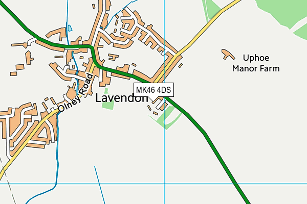 MK46 4DS map - OS VectorMap District (Ordnance Survey) MK46 4DS map - OS VectorMap District (Ordnance Survey)