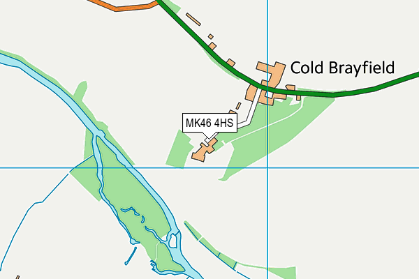 MK46 4HS map - OS VectorMap District (Ordnance Survey) MK46 4HS map - OS VectorMap District (Ordnance Survey)