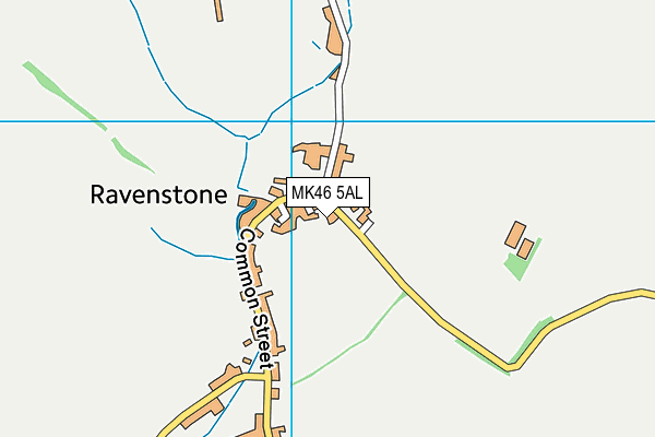 MK46 5AL map - OS VectorMap District (Ordnance Survey) MK46 5AL map - OS VectorMap District (Ordnance Survey)