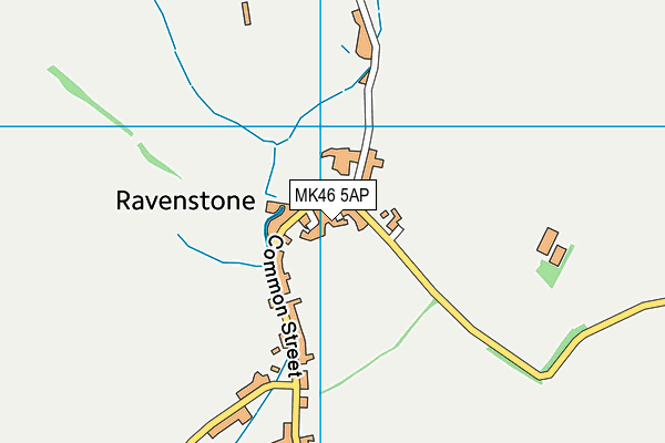 MK46 5AP map - OS VectorMap District (Ordnance Survey) MK46 5AP map - OS VectorMap District (Ordnance Survey)