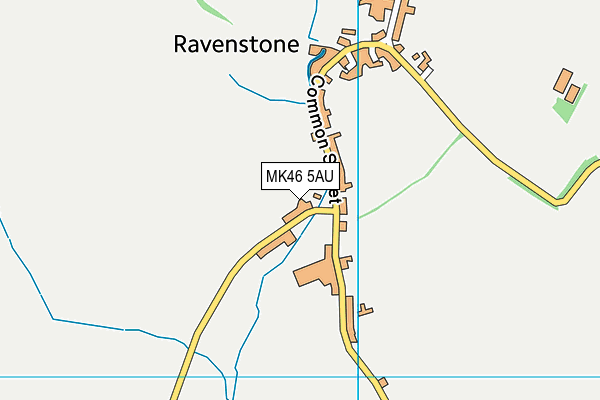 MK46 5AU map - OS VectorMap District (Ordnance Survey) MK46 5AU map - OS VectorMap District (Ordnance Survey)