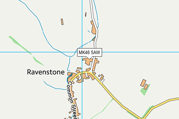 MK46 5AW map - OS VectorMap District (Ordnance Survey) MK46 5AW map - OS VectorMap District (Ordnance Survey)