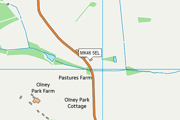 MK46 5EL map - OS VectorMap District (Ordnance Survey) MK46 5EL map - OS VectorMap District (Ordnance Survey)