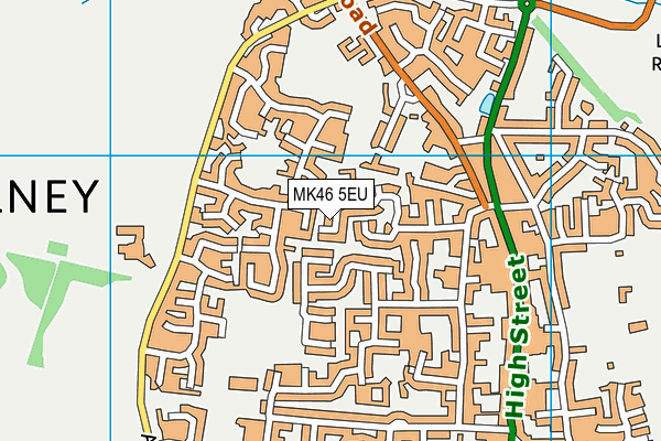 MK46 5EU map - OS VectorMap District (Ordnance Survey) MK46 5EU map - OS VectorMap District (Ordnance Survey)