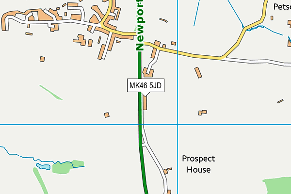 MK46 5JD map - OS VectorMap District (Ordnance Survey) MK46 5JD map - OS VectorMap District (Ordnance Survey)