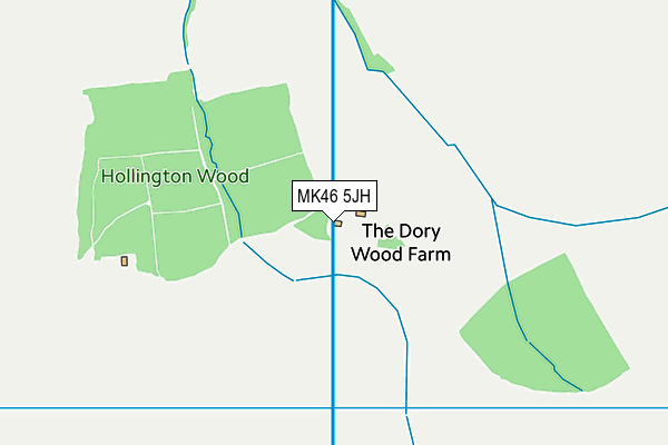 MK46 5JH map - OS VectorMap District (Ordnance Survey) MK46 5JH map - OS VectorMap District (Ordnance Survey)