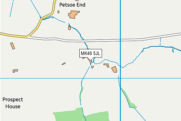 MK46 5JL map - OS VectorMap District (Ordnance Survey) MK46 5JL map - OS VectorMap District (Ordnance Survey)