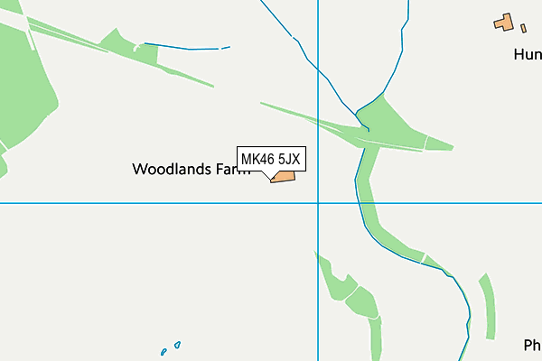 MK46 5JX map - OS VectorMap District (Ordnance Survey) MK46 5JX map - OS VectorMap District (Ordnance Survey)