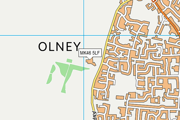 MK46 5LF map - OS VectorMap District (Ordnance Survey) MK46 5LF map - OS VectorMap District (Ordnance Survey)