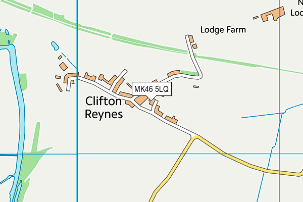 MK46 5LQ map - OS VectorMap District (Ordnance Survey) MK46 5LQ map - OS VectorMap District (Ordnance Survey)