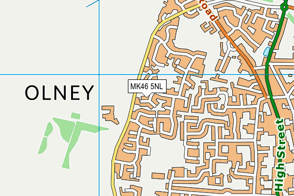 MK46 5NL map - OS VectorMap District (Ordnance Survey) MK46 5NL map - OS VectorMap District (Ordnance Survey)