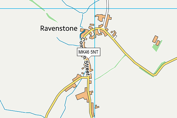 MK46 5NT map - OS VectorMap District (Ordnance Survey)
