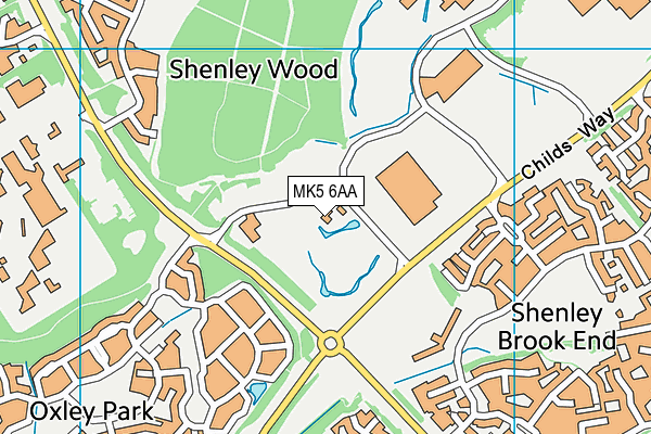 MK5 6AA map - OS VectorMap District (Ordnance Survey) MK5 6AA map - OS VectorMap District (Ordnance Survey)
