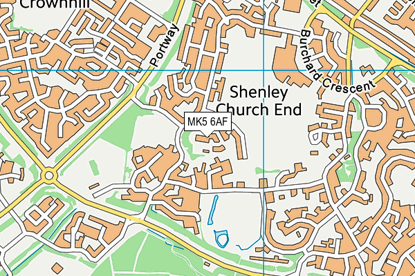 MK5 6AF map - OS VectorMap District (Ordnance Survey) MK5 6AF map - OS VectorMap District (Ordnance Survey)