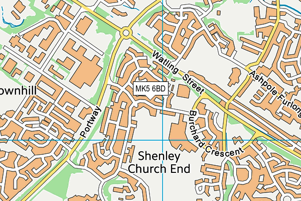 MK5 6BD map - OS VectorMap District (Ordnance Survey) MK5 6BD map - OS VectorMap District (Ordnance Survey)