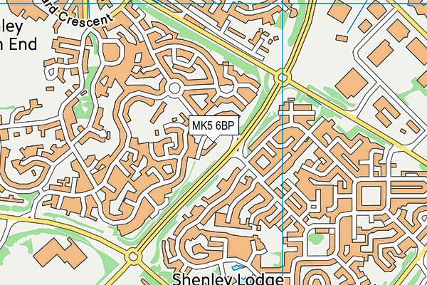 MK5 6BP map - OS VectorMap District (Ordnance Survey) MK5 6BP map - OS VectorMap District (Ordnance Survey)