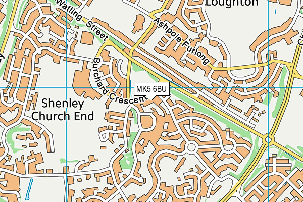 MK5 6BU map - OS VectorMap District (Ordnance Survey) MK5 6BU map - OS VectorMap District (Ordnance Survey)