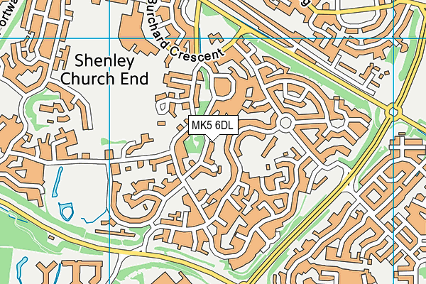 MK5 6DL map - OS VectorMap District (Ordnance Survey) MK5 6DL map - OS VectorMap District (Ordnance Survey)