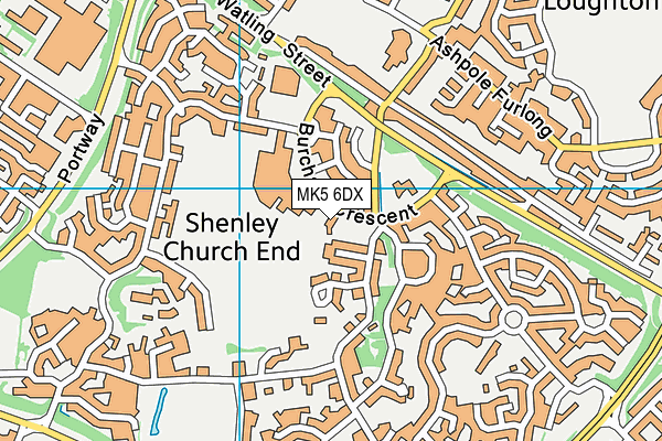 MK5 6DX map - OS VectorMap District (Ordnance Survey) MK5 6DX map - OS VectorMap District (Ordnance Survey)