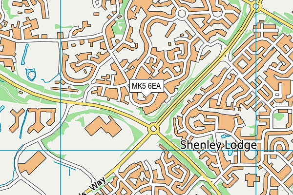 MK5 6EA map - OS VectorMap District (Ordnance Survey) MK5 6EA map - OS VectorMap District (Ordnance Survey)