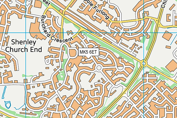 MK5 6ET map - OS VectorMap District (Ordnance Survey) MK5 6ET map - OS VectorMap District (Ordnance Survey)