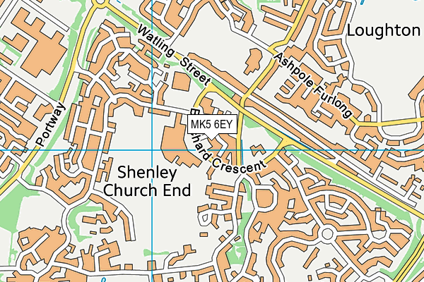 MK5 6EY map - OS VectorMap District (Ordnance Survey) MK5 6EY map - OS VectorMap District (Ordnance Survey)