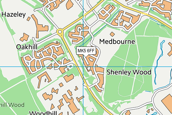 MK5 6FF map - OS VectorMap District (Ordnance Survey) MK5 6FF map - OS VectorMap District (Ordnance Survey)