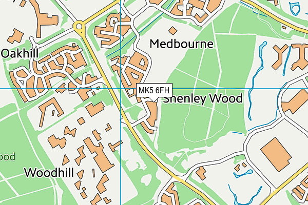 MK5 6FH map - OS VectorMap District (Ordnance Survey) MK5 6FH map - OS VectorMap District (Ordnance Survey)