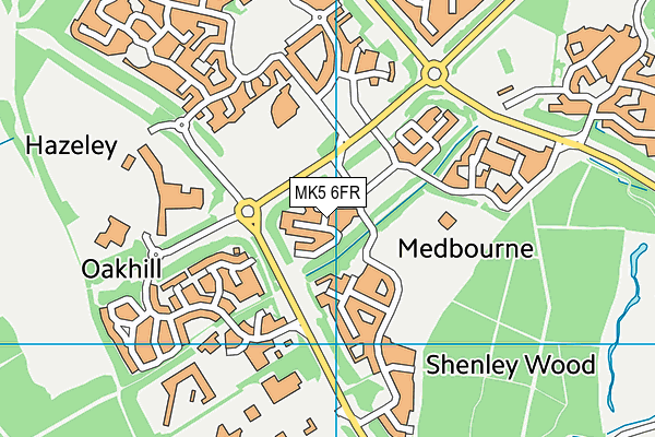 MK5 6FR map - OS VectorMap District (Ordnance Survey) MK5 6FR map - OS VectorMap District (Ordnance Survey)