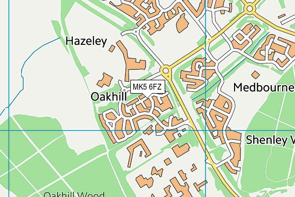 MK5 6FZ map - OS VectorMap District (Ordnance Survey) MK5 6FZ map - OS VectorMap District (Ordnance Survey)
